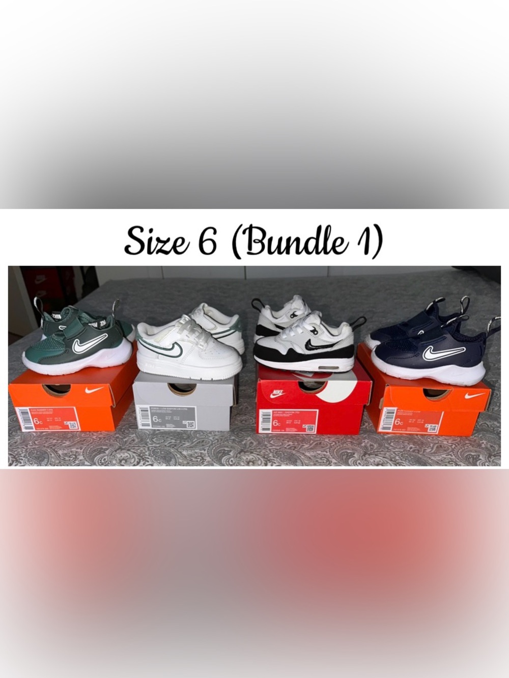 Nike Toddler Sneakers Bundle- Size 6 And Size 7. Can Be Unisex - Picture 2 of 11